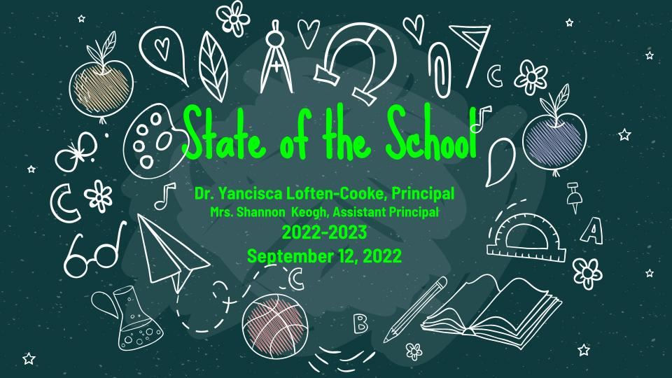 Back to School Night Presentation September 12, 2022